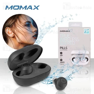 هندزفری بلوتوث دوگوش مومکس Momax Pils BT1 Bluetooth Earbuds به همراه داک شارژ