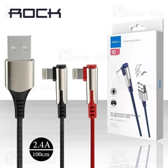 کابل لایتنینگ راک Rock RCB0733 M1 Lightning Cable 2.4A طراحی گیمینگ