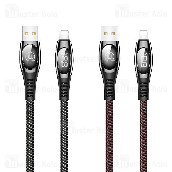 کابل لایتنینگ یوسمز Usams US-SJ368 U36 Data Cable دارای نمایشگر دیجیتال