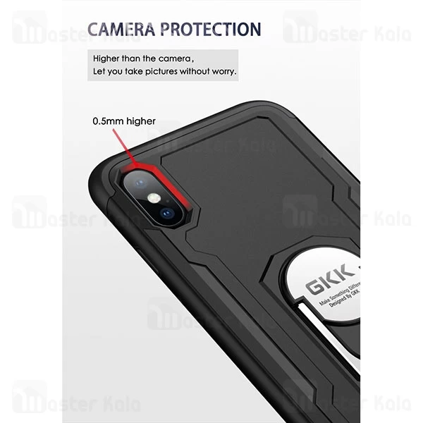 گارد محافظ انگشتی آیفون Apple iPhone X / XS GKK Armor Ring
