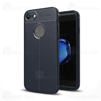 قاب محافظ ژله ای طرح چرم آیفون Apple iPhone 7 / 8 / SE 2020 Auto Focus