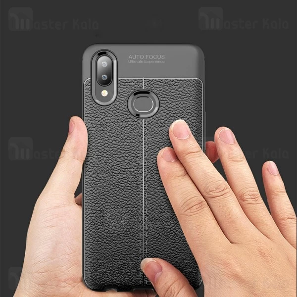 قاب طرح چرم Samsung Galaxy A10s / A107 Auto Focus Jelly Case