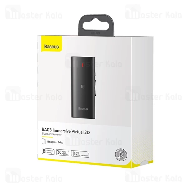 گیرنده صوتی بلوتوثی بیسوس Baseus BA03 Immersive Virtual 3D Wireless Audio Receiver