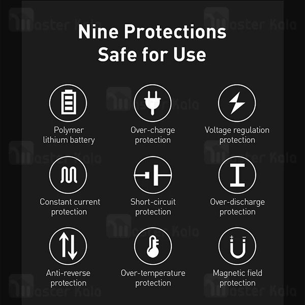 پاوربانک و جامپ استارتر Baseus CRJS01-01 Super Energy Car Jump Starter 8000mAh PowerBank