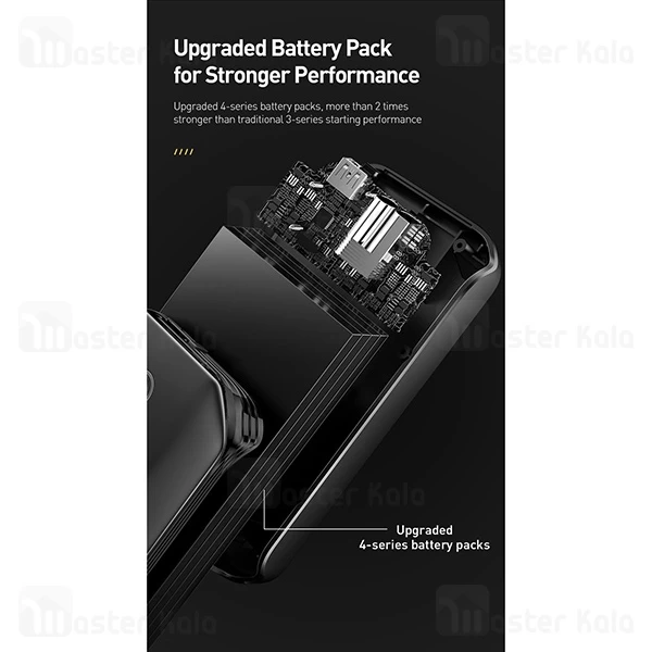 پاوربانک و جامپ استارتر Baseus CRJS01-01 Super Energy Car Jump Starter 8000mAh PowerBank