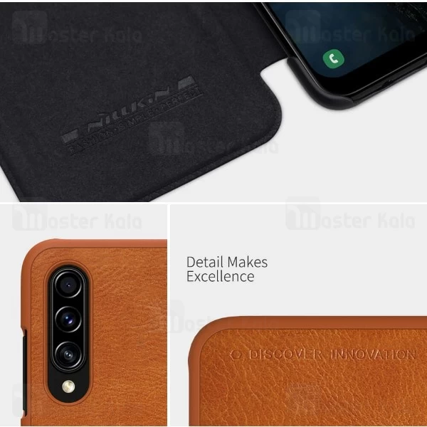 کیف چرمی نیلکین سامسونگ Samsung Galaxy A70s Nillkin Qin Leather Case