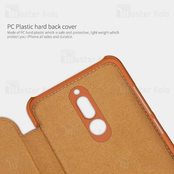 کیف چرمی نیلکین شیائومی Xiaomi Redmi 8 Nillkin Qin Leather Case