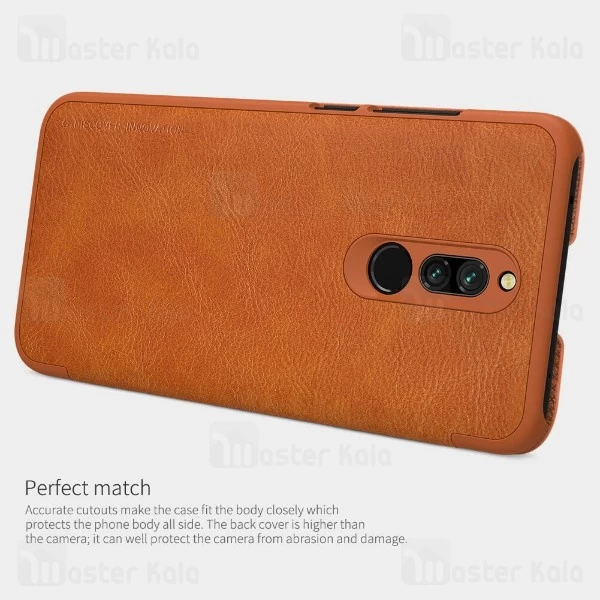 کیف چرمی نیلکین شیائومی Xiaomi Redmi 8 Nillkin Qin Leather Case