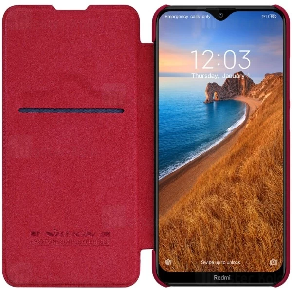 کیف چرمی نیلکین شیائومی Xiaomi Redmi 8 Nillkin Qin Leather Case
