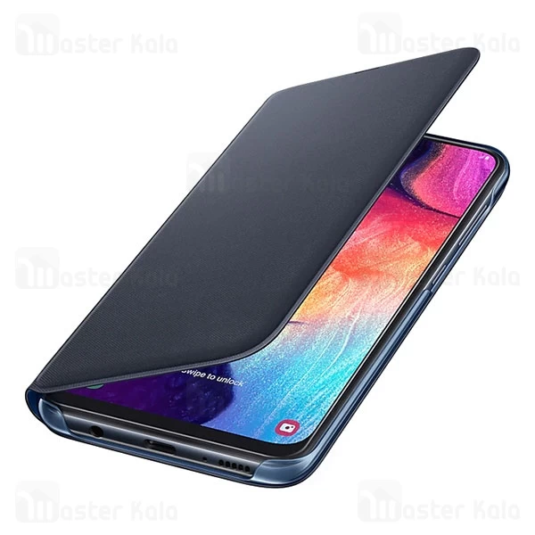 کیف هوشمند اصلی سامسونگ Samsung Galaxy A50 Wallet Cover EF-WA505PBEGWW