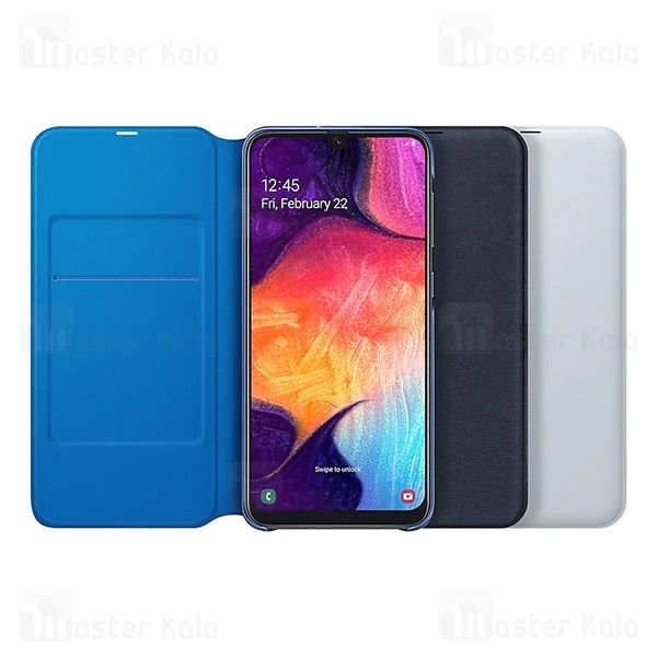 کیف هوشمند اصلی سامسونگ Samsung Galaxy A50 Wallet Cover EF-WA505PBEGWW