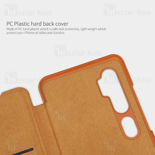 کیف چرمی نیلکین شیائومی Xiaomi Mi CC9 Pro / Mi Note 10 / Mi Note 10 Pro Nillkin Qin Leather Case