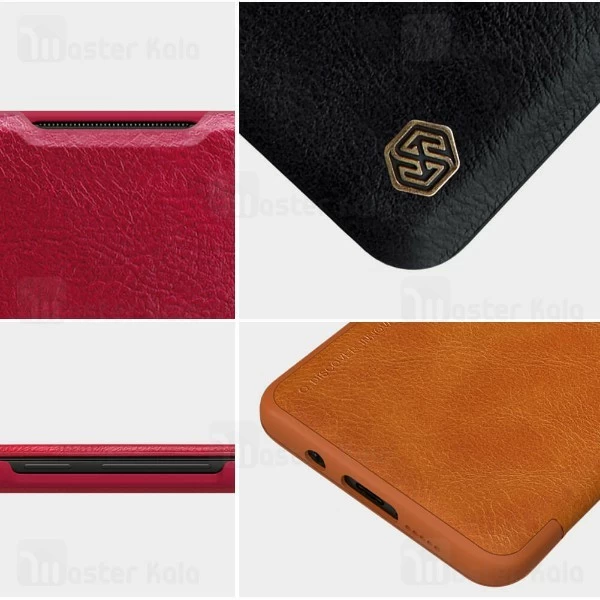 کیف چرمی نیلکین شیائومی Xiaomi Mi CC9 Pro / Mi Note 10 / Mi Note 10 Pro Nillkin Qin Leather Case
