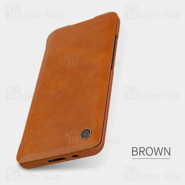 کیف چرمی نیلکین شیائومی Xiaomi Mi CC9 Pro / Mi Note 10 / Mi Note 10 Pro Nillkin Qin Leather Case