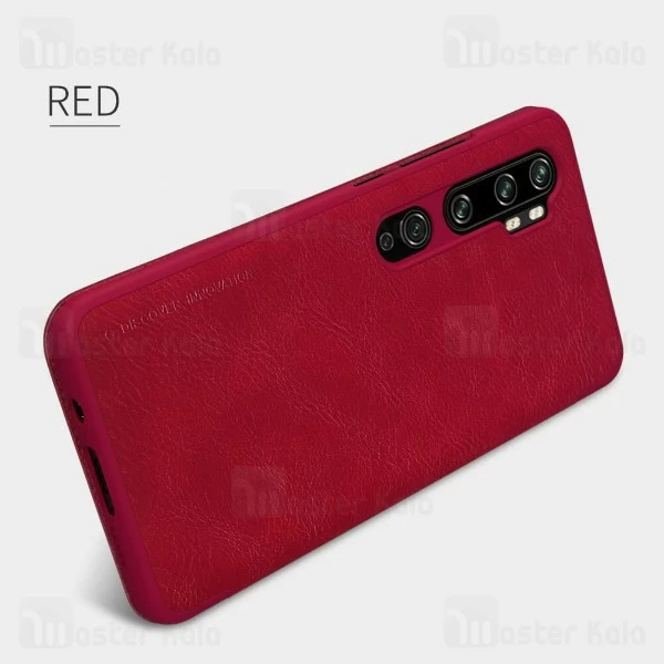 کیف چرمی نیلکین شیائومی Xiaomi Mi CC9 Pro / Mi Note 10 / Mi Note 10 Pro Nillkin Qin Leather Case