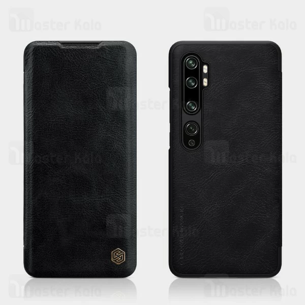 کیف چرمی نیلکین شیائومی Xiaomi Mi CC9 Pro / Mi Note 10 / Mi Note 10 Pro Nillkin Qin Leather Case