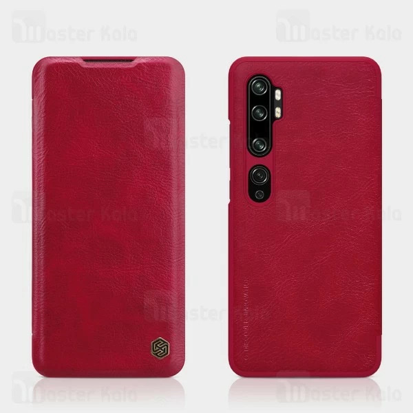کیف چرمی نیلکین شیائومی Xiaomi Mi CC9 Pro / Mi Note 10 / Mi Note 10 Pro Nillkin Qin Leather Case