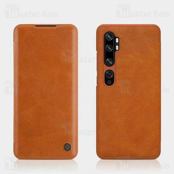 کیف چرمی نیلکین شیائومی Xiaomi Mi CC9 Pro / Mi Note 10 / Mi Note 10 Pro Nillkin Qin Leather Case