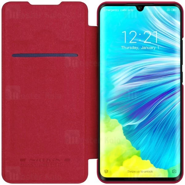 کیف چرمی نیلکین شیائومی Xiaomi Mi CC9 Pro / Mi Note 10 / Mi Note 10 Pro Nillkin Qin Leather Case