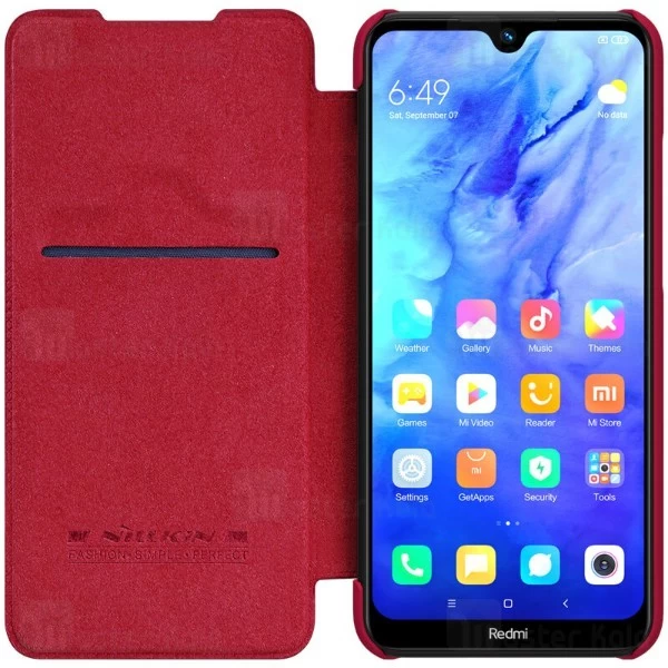 کیف چرمی نیلکین شیائومی Xiaomi Redmi Note 8T Nillkin Qin Leather Case
