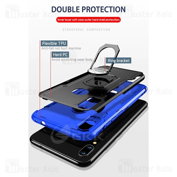 گارد محافظ انگشتی شیائومی Xiaomi Redmi Note 7 / Note 7 Pro GKK Armor Ring