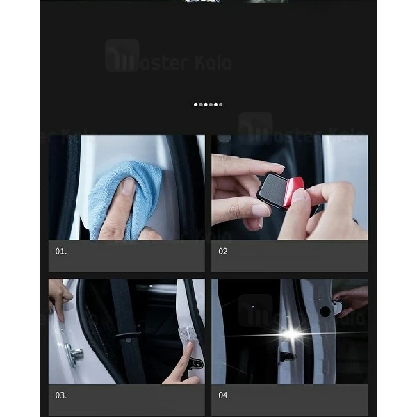 پک دوتایی چراغ خطر درب اتومبیل بیسوس Baseus Door open warning light CRFZD-01