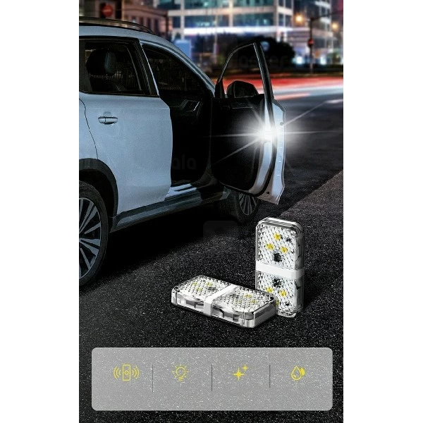 پک دوتایی چراغ خطر درب اتومبیل بیسوس Baseus Door open warning light CRFZD-01