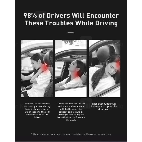 پشت گردنی صندلی اتومبیل بیسوس Baseus First Class Car Headrest CRTZ01-01