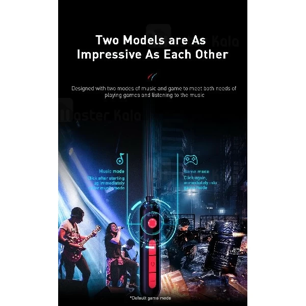 هندزفری سیمی بیسوس Baseus GAMO Immersive Virtual 3D Game Type-c NGC18-01 طراحی گیمینگ