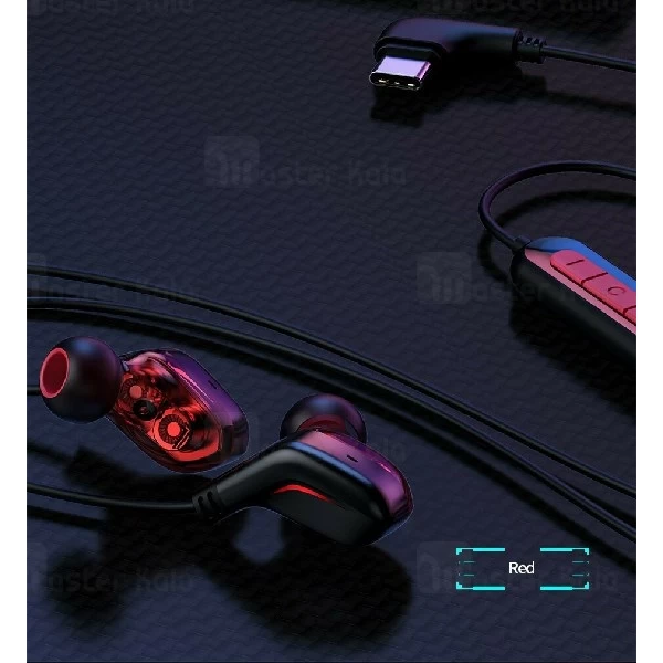 هندزفری سیمی بیسوس Baseus GAMO Immersive Virtual 3D Game Type-c NGC18-01 طراحی گیمینگ