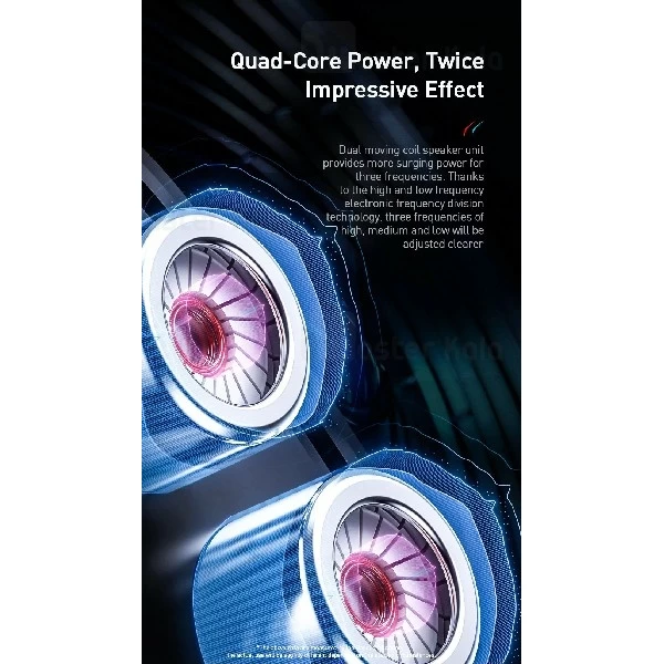 هندزفری سیمی بیسوس Baseus GAMO Immersive Virtual 3D Game Type-c NGC18-01 طراحی گیمینگ