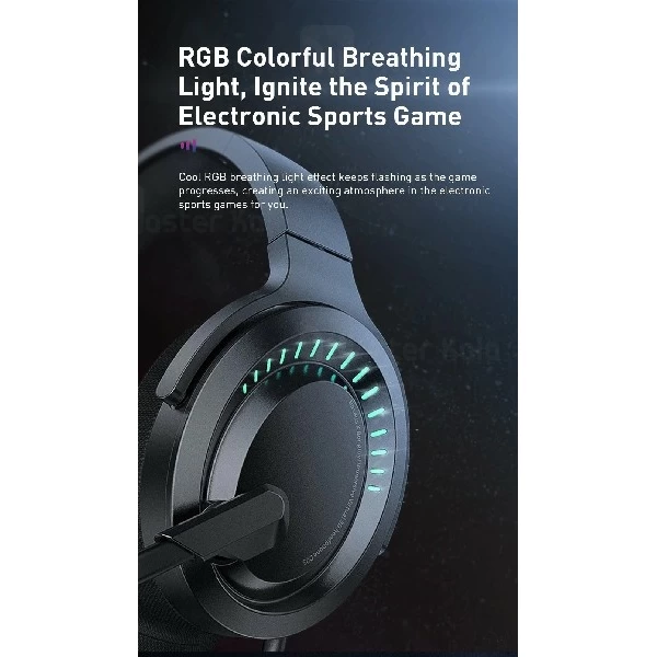 هدفون سیمی بیسوس Baseus D05 GAMO Immersive Virtual 3D Game headphone NGD05-01 طراحی گیمینگ