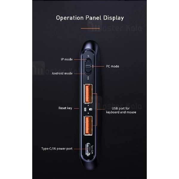 مبدل اتصال موس و کیبورد به موبایل Baseus GAMOMobile Game GMGA01-01 دارای استند