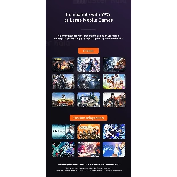 مبدل اتصال موس و کیبورد به موبایل Baseus GAMOMobile Game GMGA01-01 دارای استند