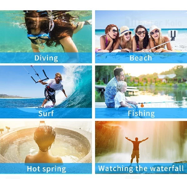 کیف ضد آب بیسوس Baseus Safe Airbag Waterproof Case ACFSD-C01 دارای بند آویز