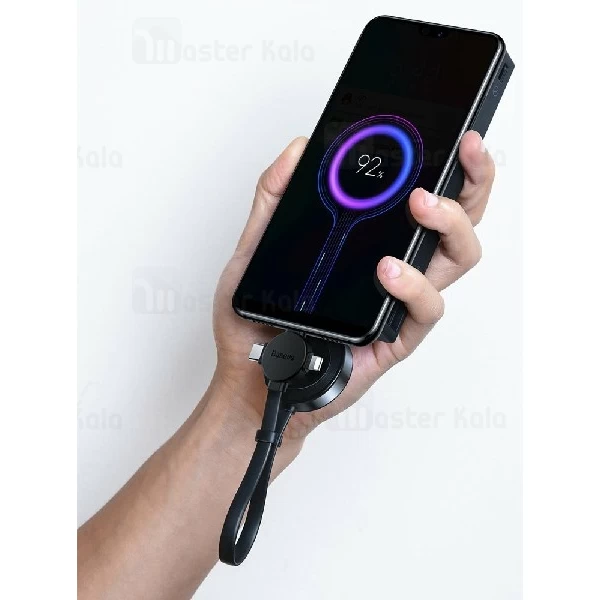 کابل چهار کاره بیسوس Baseus Star Ring CA1T4-J0G دارای شارژر وایرلس Apple Watch