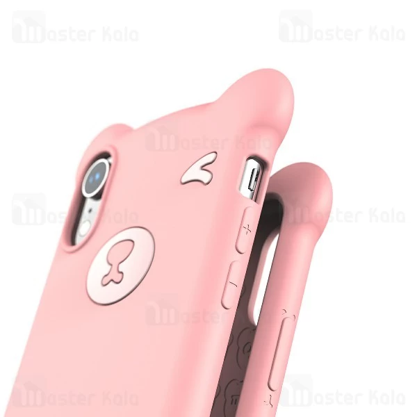 قاب فانتزی بیسوس آیفون Apple iPhone XR Baseus Bear Silicone WIAPIPH61-BE04