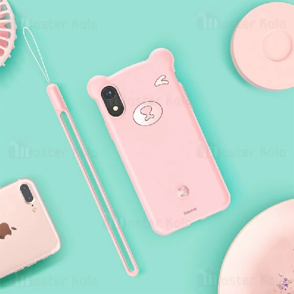 قاب فانتزی بیسوس آیفون Apple iPhone XR Baseus Bear Silicone WIAPIPH61-BE04