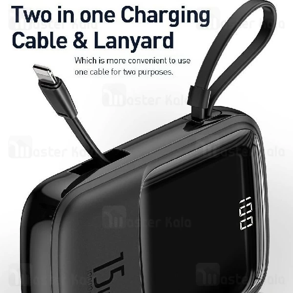 پاوربانک 10000 بیسوس Baseus Qpow Digital Display PPQD-B02 توان 3 آمپر