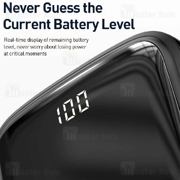 پاوربانک 10000 بیسوس Baseus Qpow Digital Display PPQD-B02 توان 3 آمپر