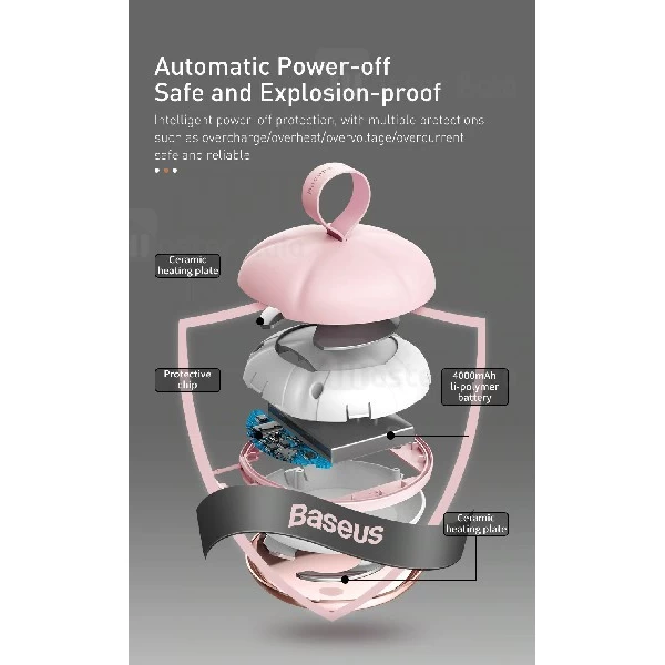 گرم کن دستی بیسوس Baseus Spongebob Skin Care Hand Warmer ACHMB-02 + پاوربانک