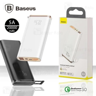 پاوربانک 20000 فست شارژ بیسوس Baseus Starlight Digital Display QC3.0 PD3.0 PPXC-01