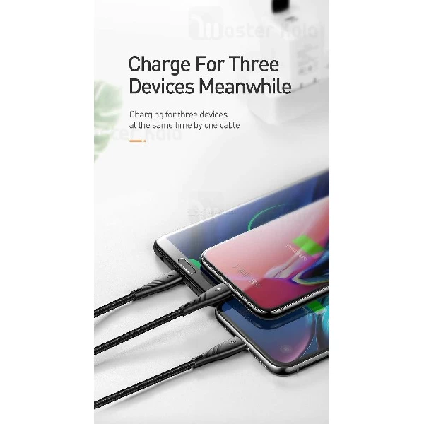 کابل سه سر مک دودو Mcdodo CA-645 3 in 1 Cable به توان 3 آمپر