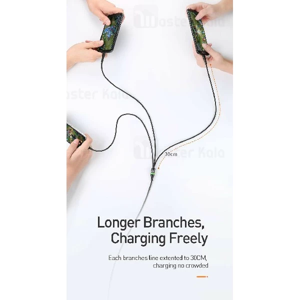 کابل سه سر مک دودو Mcdodo CA-645 3 in 1 Cable به توان 3 آمپر