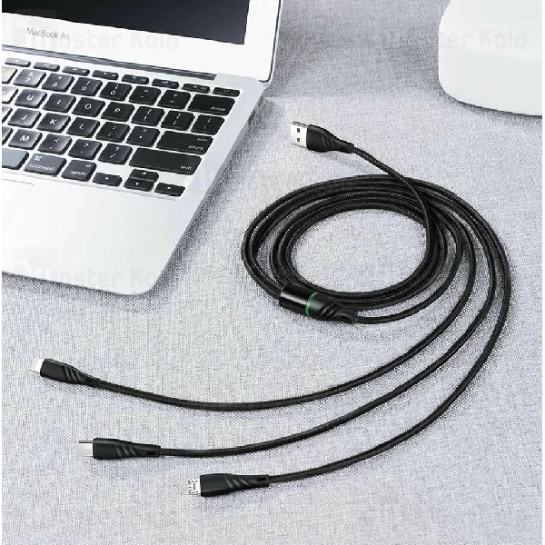 کابل سه سر مک دودو Mcdodo CA-645 3 in 1 Cable به توان 3 آمپر