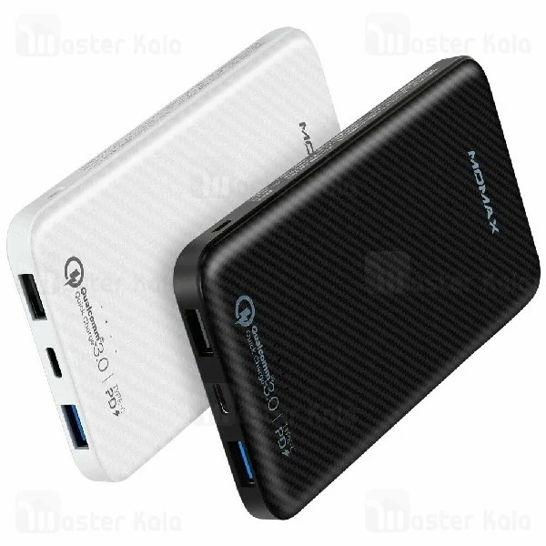 پاوربانک 10000 فست شارژ مومکس Momax IP65 iPower minimal PD QC3.0 توان 3 آمپر