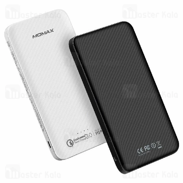 پاوربانک 10000 فست شارژ مومکس Momax IP65 iPower minimal PD QC3.0 توان 3 آمپر