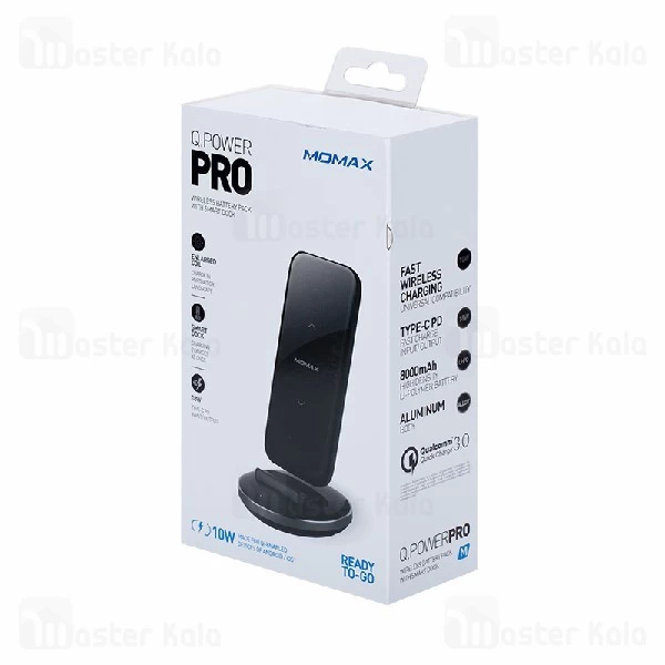 پاوربانک وایرلس 8000 مومکس Momax IP99 Q Power Pro QC3.0 دارای داک شارژ و فست شارژ