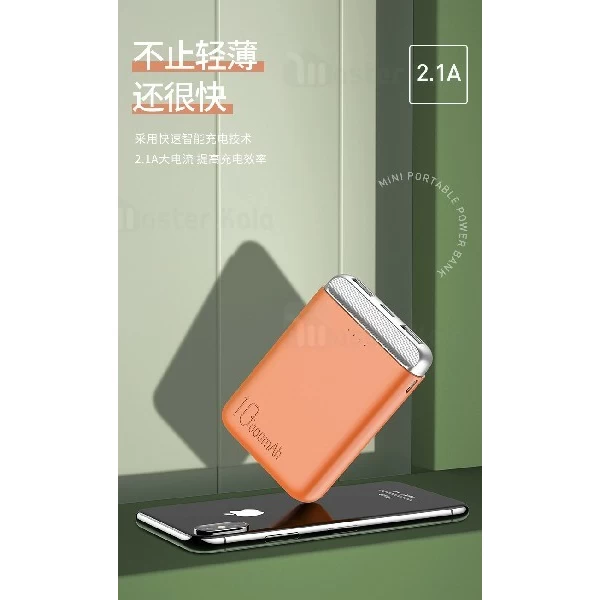 پاوربانک 10000 راک Rock RMP0405 Mini PD Power Bank فست شارژ QC3.0