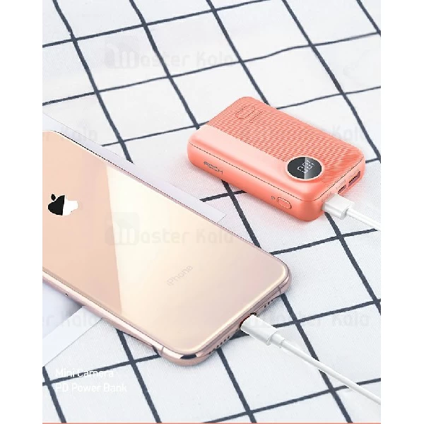پاوربانک 10000 راک Rock RMP0408 P75 Mini Power Bank فست شارژ QC3.0